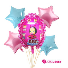 Cry Babies kit x 5 globos