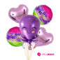 Kit de 5 globos Peces marinos