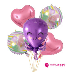 Kit de globos peces marinos