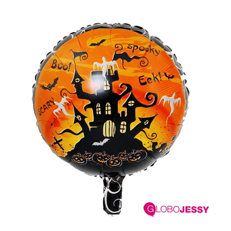 Globos De Halloween De Lámina - Fantasmas, Calabazas, Multicolor, Ideales Para Fiestas Y Decoración