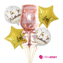 Kit de 5 globos mamá