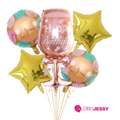 Kit de 5 globos mamá