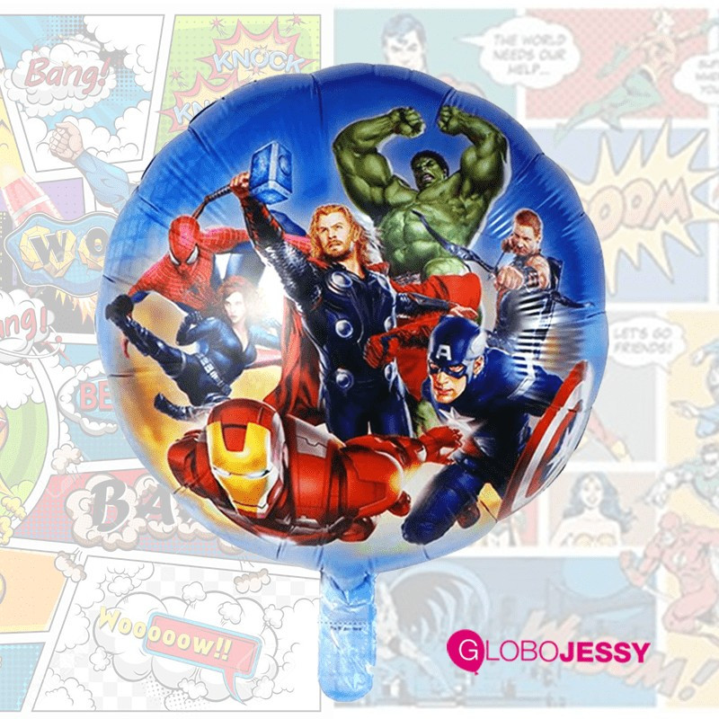 Kit De Globos De Super Heroes 