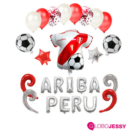 Kit de globos Fútbol Nº1 Peru