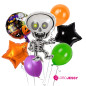 Set de 7 globos Calavera Halloween