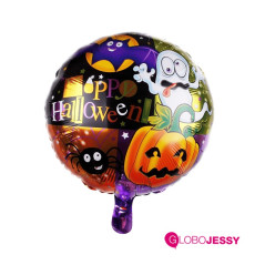 Set de 7 globos Brujita Halloween