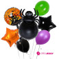 Set de 7 globos Araña Halloween