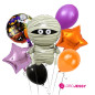 Set de 7 globos Momia Halloween