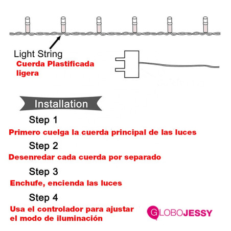 Luces Lineales 26 Mts AMARILLAS