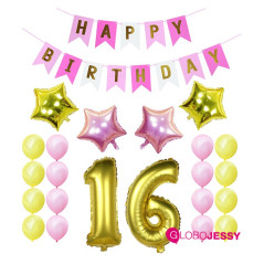 Kit de Globos Aniversario Nº 15