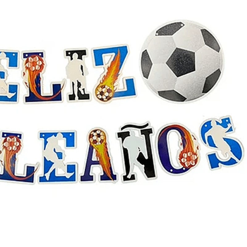 Banner Cumpleaños Futbol