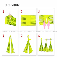 Borla Verde Limon  x 5 unds