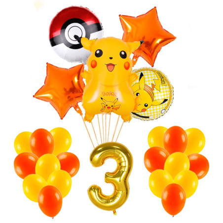 Kit de Globos Picachu /Pokemon
