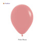  GLOBO LATEX 12" REDONDO FASHION PALO DE ROSA X 12 UNDS