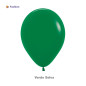  GLOBO LATEX 12" REDONDO FASHION VERDE SELVA X 12 UNDS