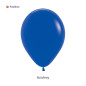  GLOBO LATEX 12" REDONDO FASHION AZUL REY X 12 UNDS