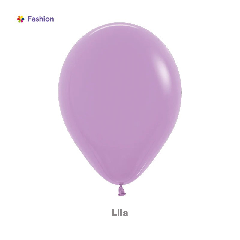  GLOBO LATEX 12" REDONDO FASHION LILA X 12 UNDS