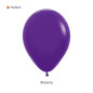  GLOBO LATEX 12" REDONDO FASHION VIOLETA  X 12 UNDS