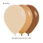  GLOBO LATEX 12" REDONDO FASHION SURTIDO MEZCLA CAFEX 12 UNDS