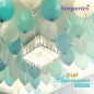  GLOBO LATEX 12" REDONDO FASHION AGUAMARINA X 12 UNDS