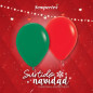  GLOBO LATEX 12" REDONDO FASHION SURTIDO NAVIDAD ROJO Y VERDEX 12 UNDS
