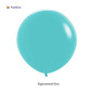  GLOBO LATEX 18" REDONDO FASHION AGUAMARINA UNIDAD