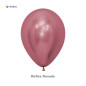 GLOBO LATEX REDONDO REFLEX ROSADO 12 " X 6 UNDS