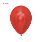 GLOBO LATEX REDONDO REFLEX ROJO 12 " X 6 UNDS