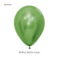 GLOBO LATEX REDONDO REFLEX VERDE LIMA 12 " X 6 UNDS