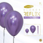 GLOBO LATEX REDONDO REFLEX VIOLETA 12 " X 6 UNDS GLOBO LATEX REDONDO REFLEX VIOLETA 12 " X 6 UNDS
