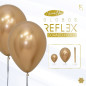 GLOBO LATEX REDONDO REFLEX SURTIDO 12 " X 6 UNDS