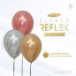 GLOBO LATEX REDONDO REFLEX SURTIDO 12 " X 6 UNDS