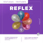 GLOBO LATEX REDONDO REFLEX CHAMPAÑA 18 " X  UNIDAD