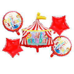 kit x 5 globos Circo