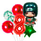 Kit o Pack de 7 globos ITACHI Naruto Kit o Pack de 7 globos ITACHI Naruto