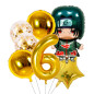 Kit o Pack de 7 globos ITACHI Naruto Kit o Pack de 7 globos ITACHI Naruto
