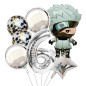 Kit o Pack de 7 globos KAKACHI Naruto Kit o Pack de 7 globos KAKACHI Naruto