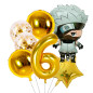 Kit o Pack de 7 globos KAKACHI Naruto Kit o Pack de 7 globos KAKACHI Naruto