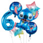 Pack de 6 globos Stich