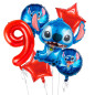 Pack de 6 globos Stich
