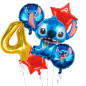 Pack de 6 globos Stich