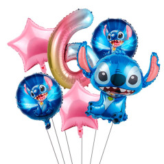 Pack de 6 globos Stich
