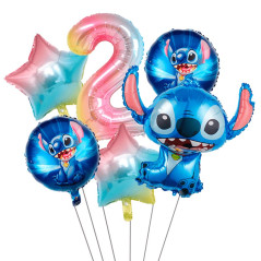 Pack de 6 globos Stich