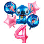 Pack de 6 globos Stich