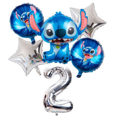 Pack de 6 globos Stich