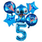 Pack de 6 globos Stich