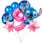 Pack de 8 globos Stich