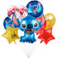 Pack de 9 globos Stich
