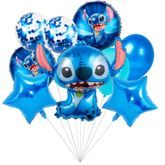 Pack de 9 globos Stich