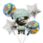 Pack de 5 globos Kakachi Naruto Pack de 5 globos Kakachi Naruto
